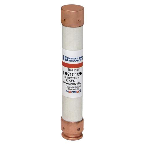 Ferraz Shawmut - Mersen TRS17-1/2-R Class RK5 / Time-Delay TRI-ONIC TRS-R Current-Limiting Fuse - 17-1/2amp. Rated 600 volts AC / 300 volts DC
