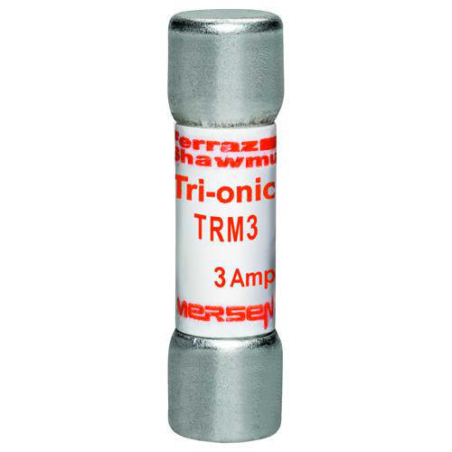 Ferraz Shawmut - Mersen TRM3 Time-Delay TRI-ONIC TRM Midget Fuse -3amp. Rated 250 volts AC