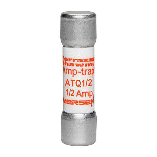 Ferraz Shawmut - Mersen ATQ1/2 Time-Delay Amp-Trap ATQ Midget Fuse - 1/2amp. Rated 500 volts AC