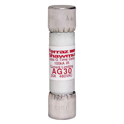 Ferraz Shawmut - Mersen AG30 30 Amp 480 VAC Class G Power Fuse