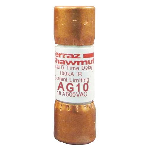 Ferraz Shawmut - Mersen AG10 10 Amp 600 Volt Class G General Purpose Fuse