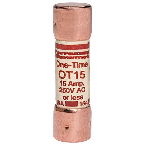Ferraz Shawmut - Mersen OT15 9/16 x 2 Inch 15 Amp 250 Volt Class K5 General Purpose Fuse