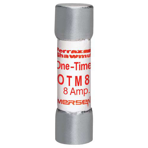 Ferraz Shawmut - Mersen OTM8 250v 8a 1-1/2 x 13/32 Mid Fuse