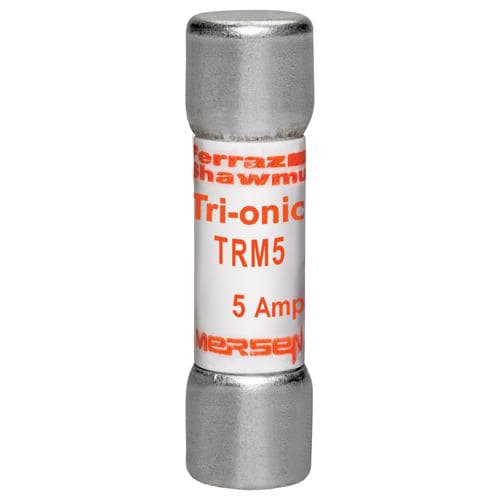 Ferraz Shawmut - Mersen TRM5 Time-Delay TRI-ONIC TRM Midget Fuse -5amp. Rated 250 volts AC