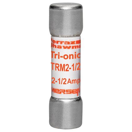 Ferraz Shawmut - Mersen TRM2-1/2 Time-Delay TRI-ONIC TRM Midget Fuse -2-1/2amp. Rated 250 volts AC