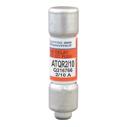 Ferraz Shawmut - Mersen ATQR2/10 2 Amp 600 Volt Class CC Time Delay 10-Pack Fuse