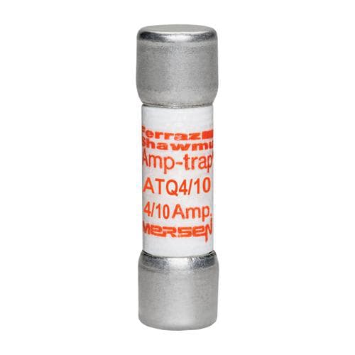 Ferraz Shawmut - Mersen ATQ4/10 Time-Delay Amp-Trap ATQ Midget Fuse - 4/10amp. Rated 500 volts AC