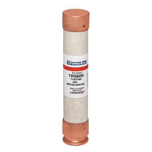 Ferraz Shawmut - Mersen TRS60-R Class RK5 / Time-Delay TRI-ONIC TRS-R Current-Limiting Fuse - 60amp. Rated 600 volts AC / 300 volts DC