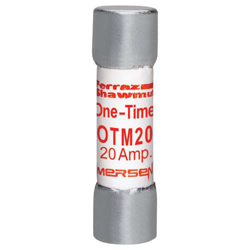 Ferraz Shawmut - Mersen OTM20 13/32 x 1-1/2 Inch 20 Amp 250 Volt Fast Acting Midget Fuse