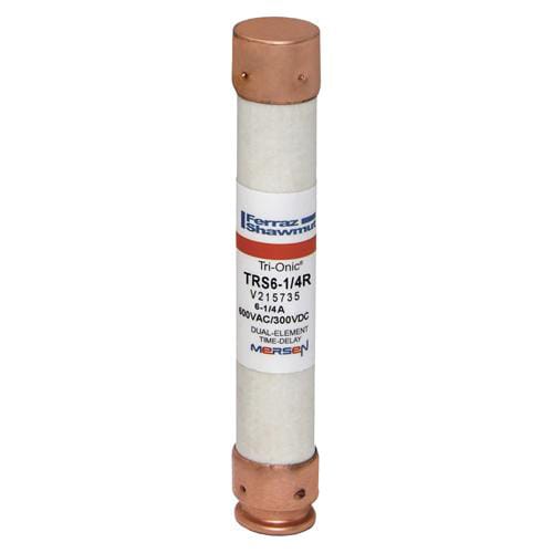 Ferraz Shawmut - Mersen TRS6-1/4-R Class RK5 / Time-Delay TRI-ONIC TRS-R Current-Limiting Fuse - 6-1/4amp. Rated 600 volts AC / DC