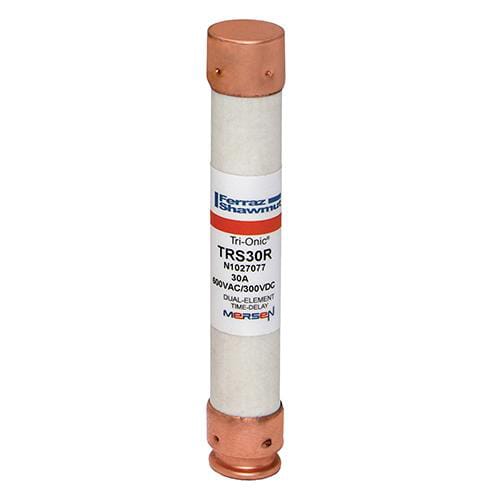 Ferraz Shawmut - Mersen TRS30-R Class RK5 / Time-Delay TRI-ONIC TRS-R Current-Limiting Fuse - 30amp. Rated 600 volts AC / 300 volts DC