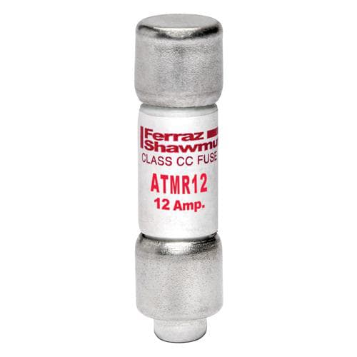 Ferraz Shawmut - Mersen ATMR12 Class CC / Fast-Acting Amp-Trap ATMR Fuse - 12amp. Rated 600 volts AC / DC
