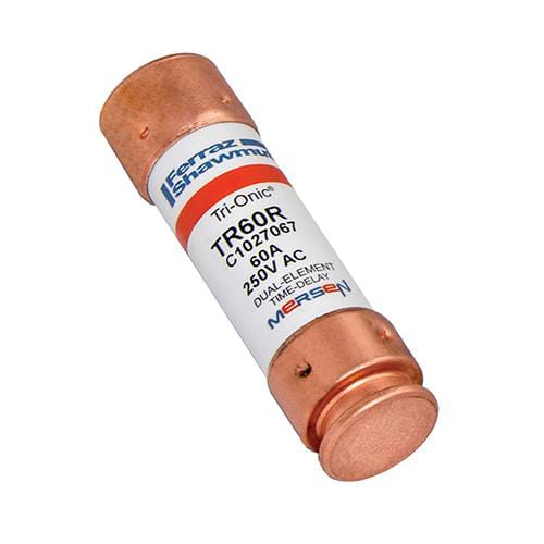 Ferraz Shawmut - Mersen TR60-R Class RK5 / Time-Delay TRI-ONIC TR-R Current-Limiting Fuse - 60amp. Rated 250 volts AC / DC