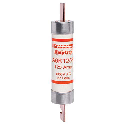 Ferraz Shawmut - Mersen A6K125R 125 Amp 600 Volt Class RK1 Fast Acting Fuse