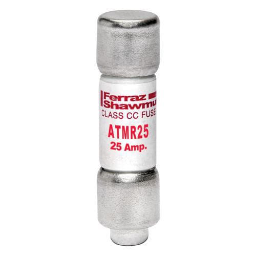 Ferraz Shawmut - Mersen ATMR25 Class CC / Fast-Acting Amp-Trap ATMR Fuse - 25amp. Rated 600 volts AC / DC