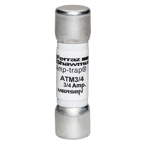 Ferraz Shawmut - Mersen ATM3/4 3/4 Amp 600 Volt Fast Acting Midget Fuse