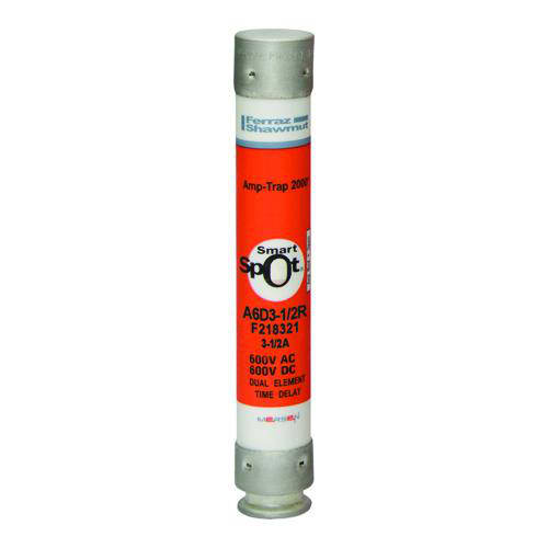 Ferraz Shawmut - Mersen A6D3-1/2R 3-1/2 Amp 600 Volt Class RK1 Time Delay Fuse