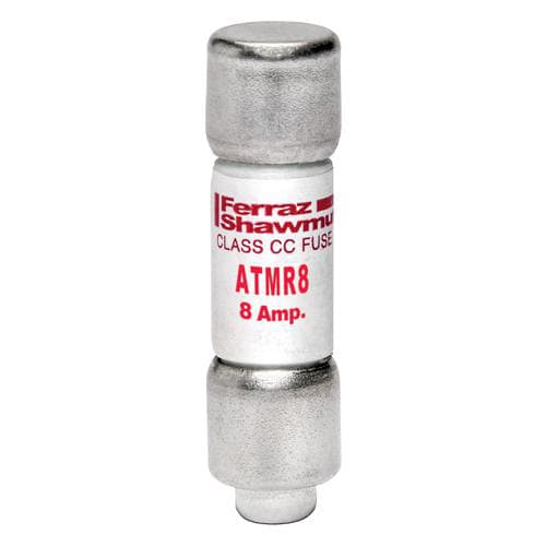 Ferraz Shawmut - Mersen ATMR8 Class CC / Fast-Acting Amp-Trap ATMR Fuse - 8amp. Rated 600 volts AC / DC