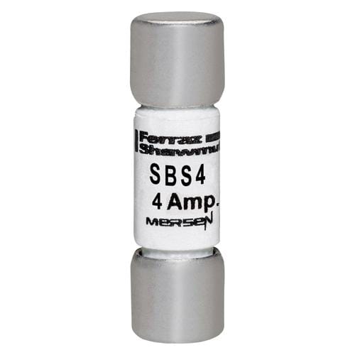 Ferraz Shawmut - Mersen SBS4 13/32 x 1-3/8 Inch 4 Amp 600 Volt Fast Acting Ferrule Fuse
