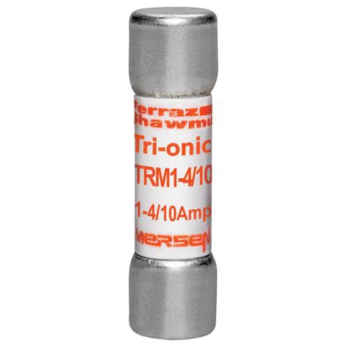 Ferraz Shawmut - Mersen TRM1-4/10 Time-Delay TRI-ONIC TRM Midget Fuse -1-4/10amp. Rated 250 volts AC