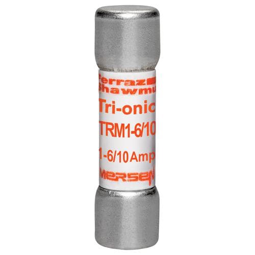 Ferraz Shawmut - Mersen TRM1-6/10 Time-Delay TRI-ONIC TRM Midget Fuse -1-6/10amp. Rated 250 volts AC
