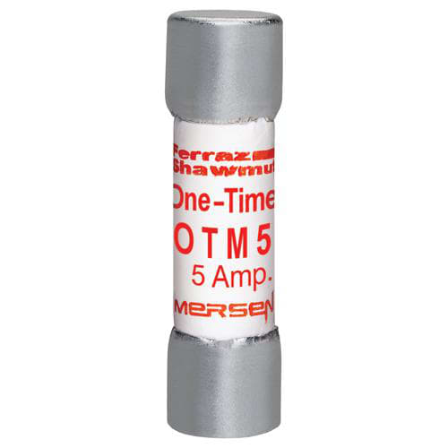 Ferraz Shawmut - Mersen OTM5 13/32 x 1-1/2 Inch 5 Amp 250 Volt Fast Acting Midget Fuse