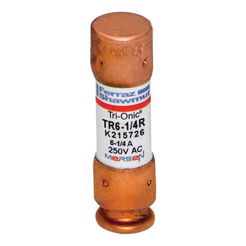 Ferraz Shawmut - Mersen TR6-1/4R 9/16 x 2 Inch 6-1/4 Amp 250 Volt Class RK5 Time Delay Fuse