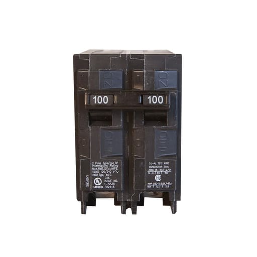 Milbank Mfg. Co - Milbank Q2100 100A 2 Pole 240V Plug-in Metering Breaker, 10k Ampere Interrupting Capacity