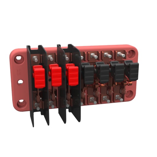 Milbank Mfg. Co - Milbank TS07-0105 7 Pole Test Switch Configuration 0105