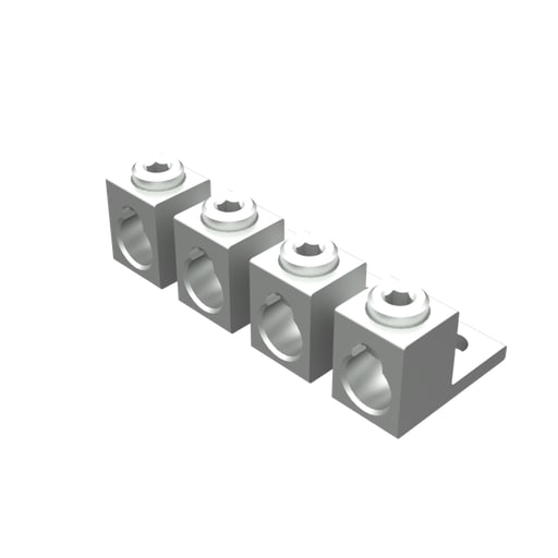 Milbank Mfg. Co - Milbank K4200 Lug Kit Single 4-600kcmil Or Two 1 Aught-250kcmil Mechanical .5 Stud Hole 4 Per Kit