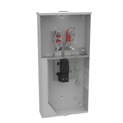 Milbank Mfg. Co - Milbank U5844-PXL-200-KK 4 Terminal Ringless Small Closing Plate Pack Inside Meter Socket Horn Bypass 1-200 Ampere Main Breaker