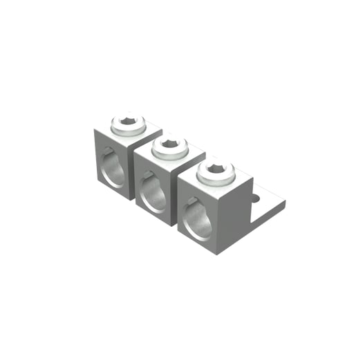 Milbank Mfg. Co - Milbank K1540 Lug Kit Single 4-600kcmil Or Two 1 Aught-250kcmil Mechanical .375 Stud Hole 3 Per Kit