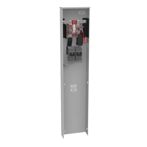 Milbank Mfg. Co - Milbank U3849-O-2/200 600 VAC 320 Amp 4-Terminal 1-Phase 1-Position Ringless Underground Meter Socket