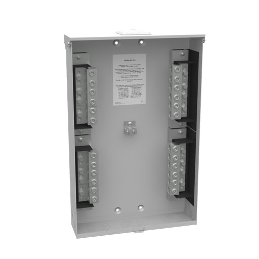 Milbank Mfg. Co - Milbank U4542-XL 200 Ampere 3 Phase 600 Volt 15in-23in-4in Painted Steel Lift Off Front Hasp 6 Lugs Per Landing 10k Short Circuit Current Rating
