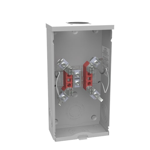 Milbank Mfg. Co - Milbank U7021-RL-TG-KK 4 Terminal Ringless Small Hub Open Triplex Ground Horn Bypass 200 Ampere