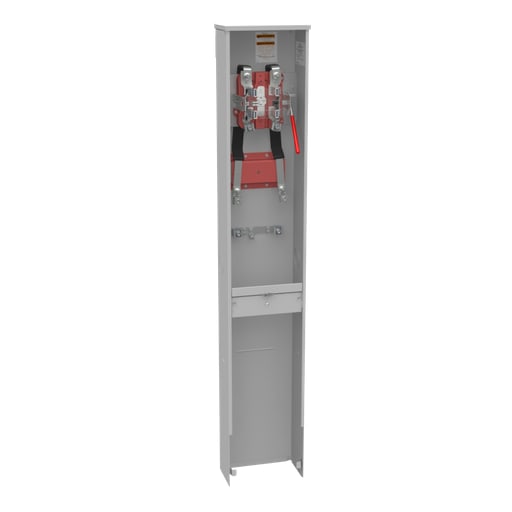 Milbank Mfg. Co - Milbank U4724-O-5T9 4 Terminal Ringless Plain Top Lever Bypass Pedestal 5th Terminal 9 Oclock Position