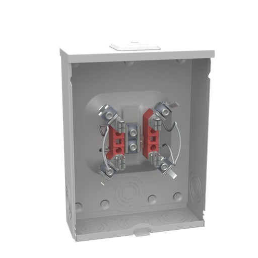 Milbank Mfg. Co - Milbank U7040-XL-TG-KK-ALT 4 Terminal Ringless Small Closing Plate Triplex Ground Horn Bypass Alliant Energy