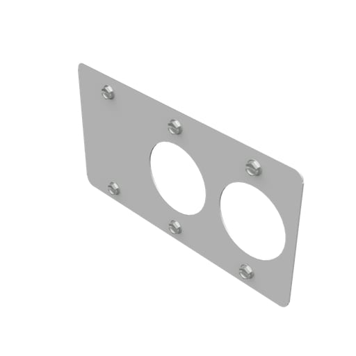 Milbank Mfg. Co - Milbank K5920-58 Receptacle Face Plate Millennium Blank 1450 TT30