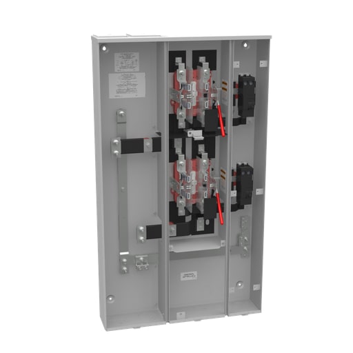 Milbank Mfg. Co - Milbank U4372-XT-5T9-AMS 5 Terminal Ringless 2 Large Closing Plates Lever Bypass 2 Position 2-200 Ampere Main Breaker Provision 5th Terminal 9 Oclock Position Ameren