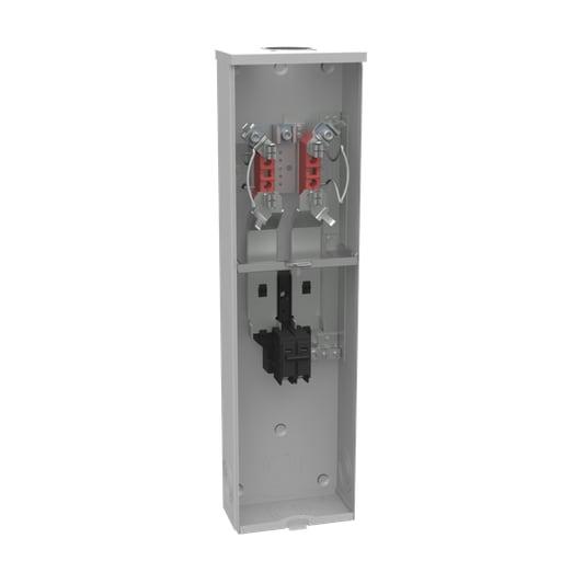 Milbank Mfg. Co - Milbank U5842-RL-100-KK 4 Terminal Ringless Small Hub Open 1-100 Ampere Main Breaker Horn Bypass