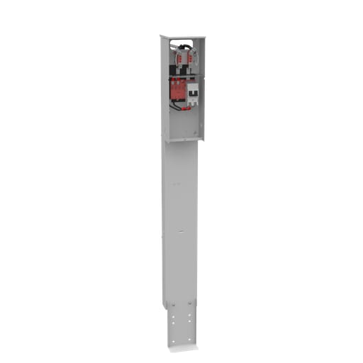 Milbank Mfg. Co - Milbank U5136-O-200S-FMG 4 Terminal Ringless Plain Top 1-200 Ampere Main Breaker Single Pedestal Direct Bury Florida Meter Group
