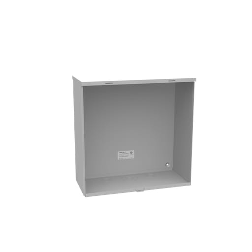 Milbank Mfg. Co - Milbank 18188-HC3R 18x8x18 Hinge Cover Type 3R UL Listed Steel Knockouts ANSI 61 Gray Formed Hinges Padlocking Flip Latch Emboss Mounting Holes In Back