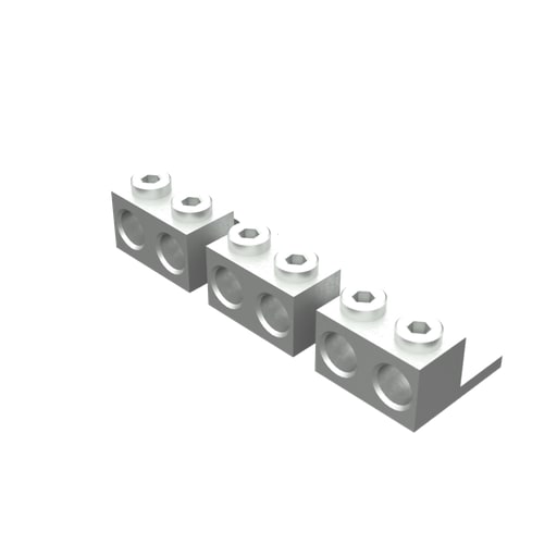 Milbank Mfg. Co - Milbank K1350 Lug Kit Twin 6-350kcmil Mechanical .375 Stud Hole 3 Per Kit