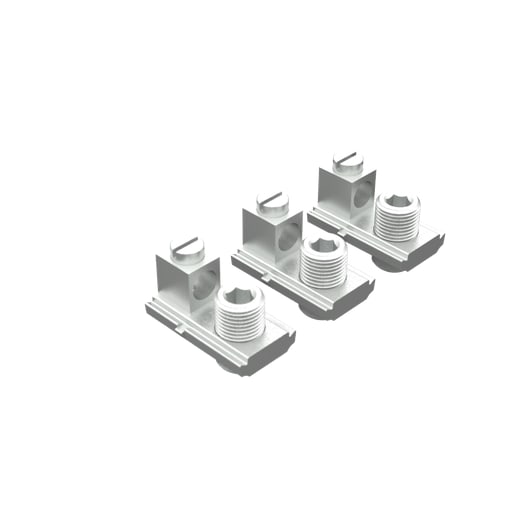 Milbank Mfg. Co - Milbank K4977-INT Tap Connector Kit Internal Hex Slide Nut With 12-1/0 Box Connector 300 Volt Maximum 3 Per Kit