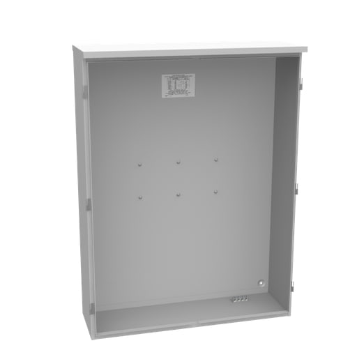 Milbank Mfg. Co - Milbank CT364811-HC-AMS 36x48x11 Painted Steel Single Front Lift Off Hinged Cover 3 Point Latch Rack Provision Ameren