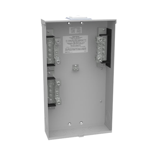 Milbank Mfg. Co - Milbank U4548-RXL 400 Ampere 1phase 600 Volt 16in-27in-5in Painted Steel Lift Off Front Hasp 5 Lugs Per Landing 10k Short Circuit Current Rating