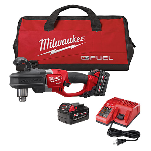 Milwaukee Tool - Milwaukee 2707-22 M18 FUEL™ HOLE HAWG® 1/2" Radius on Board Chuck Key Holder for Augers up to 1-1/4" /Self Feed Bits up to 2"