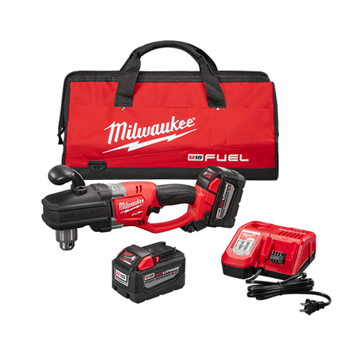 Milwaukee Tool - Milwaukee 2707-22HD M18 FUEL™ Hole Hawg® HIGH DEMAND™ 1/2" Right Angle Drill Kit