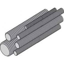 Cully / Mineralac - Cully 59804 1/4-20 x 10' Threaded Rod, Zinc