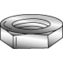 Cully / Mineralac - Cully 70145 5/8-11 Hex Nut, 18-8 Stainless Steel (100/Box)